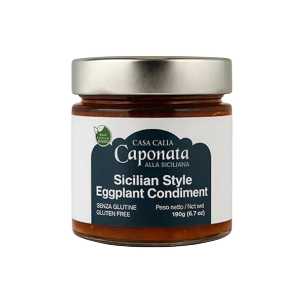 Authentic Sicilian Caponata 6.7oz - 190g By Casa Calia