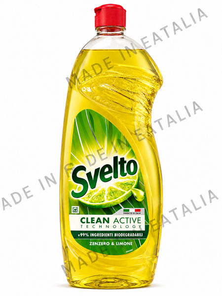 Svelto Clean Active Ginger & Lemon Dishwashing Liquid