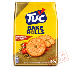 Saiwa Tuc Snack Bake Rolls Olives and Tomato 150g