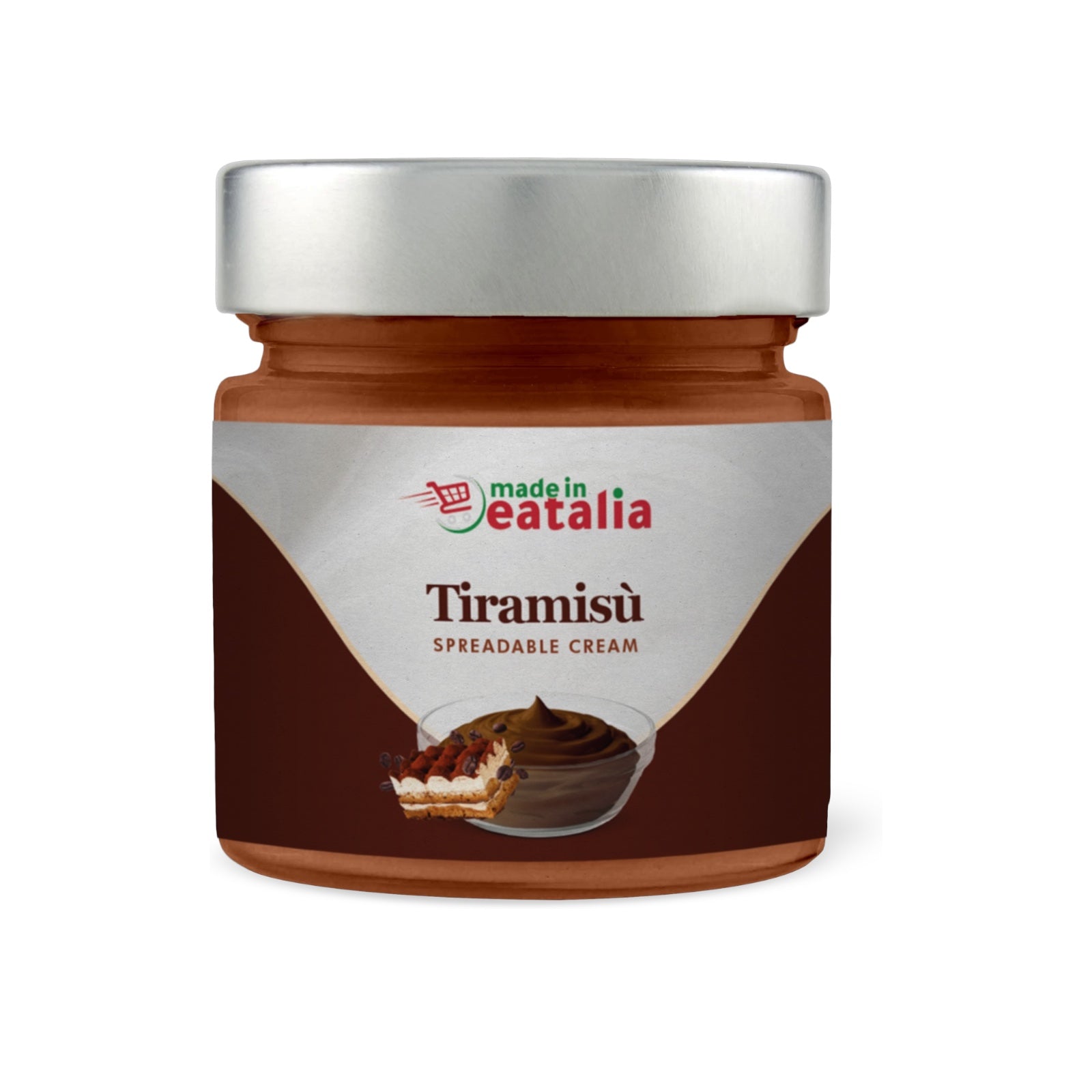 Tiramisù – Italian Dessert-Inspired Spreadable Cream 200g by Made in Eatalia