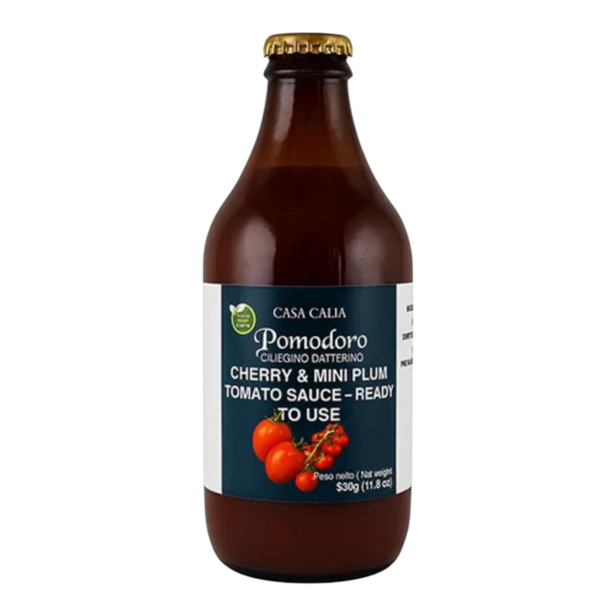 Ready for Use Cherry & Mini Plum Tomato Sauce (330g) by Casa Calia
