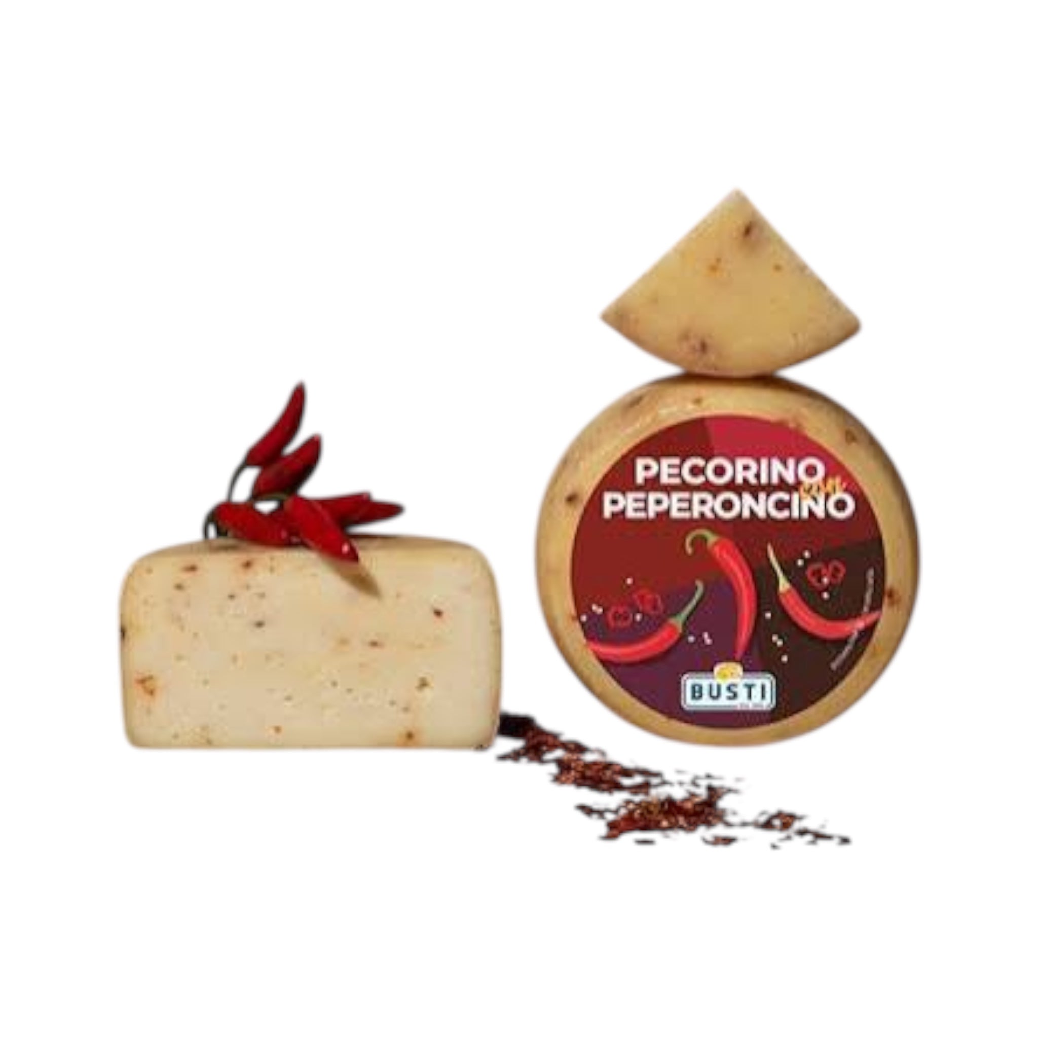 Pecorino With Chili Pepper Average wt 2.50lb By Busti