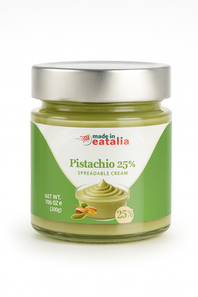 Made in Eatalia Pistachio Cream – Smooth & Sweet Italian Spread (200g)