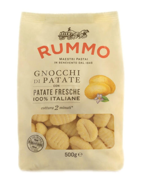Rummo Gnocchi Di Patate - Potato Gnocchi Pasta, Dry Italian Pasta, Potato Dumplings - 17.6 Ounce