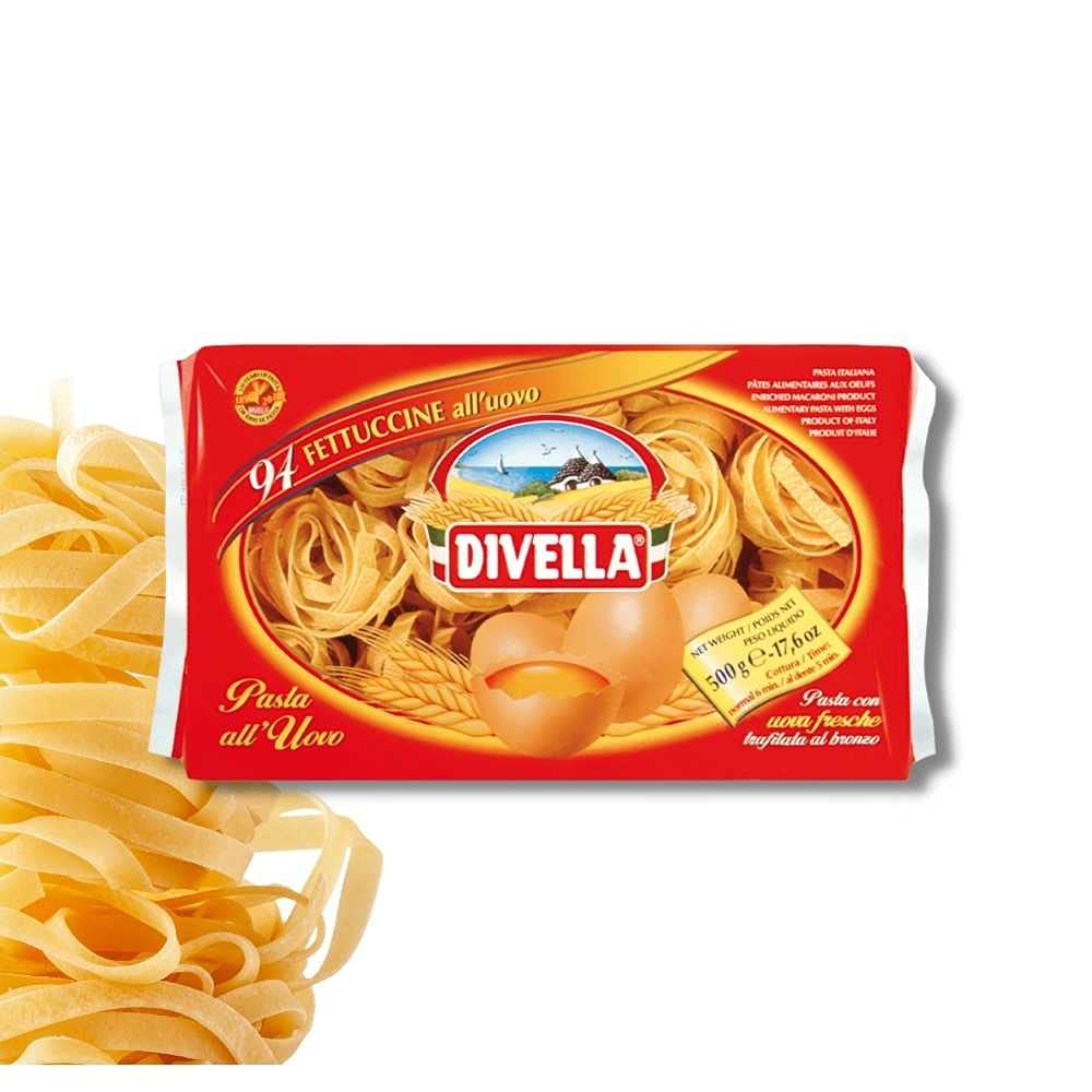 Pasta Divella No.094 Fettuccine All'Uovo