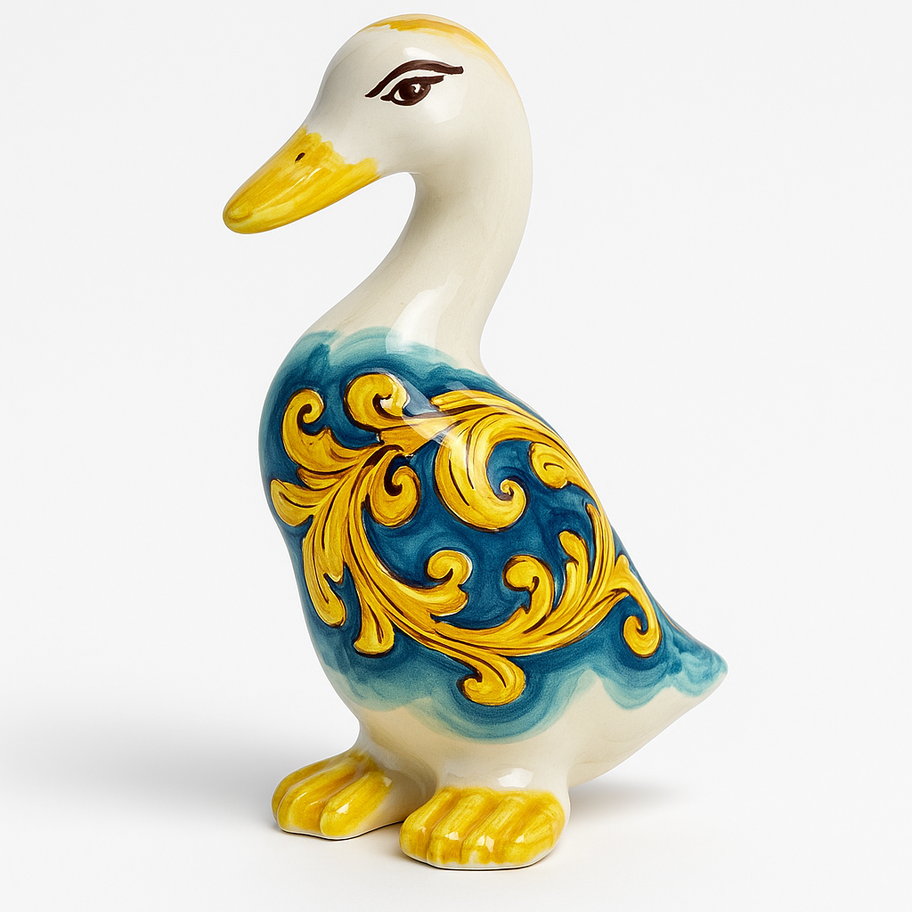 Ceramic Duck – Sicilian Caltagirone Design 18cm