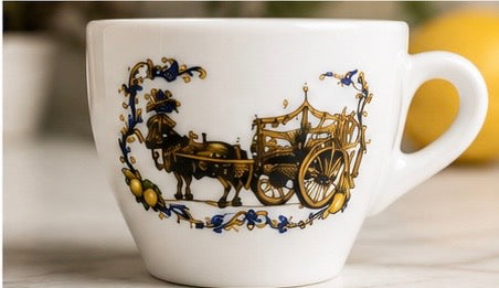 Sicilian Collection Espresso Cup & Saucer Set – 12 Pieces, Service for 6