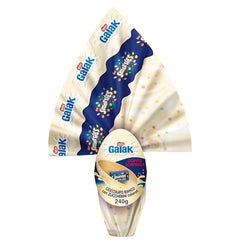 Nestlé Galak Smarties White Chocolate Easter Egg 240g