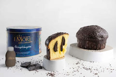 Panettone With Chocolate Cream From Modica 1kg With A Collectible Tin By I Mori