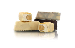 Bag of Soft Almond Nougat, Coated, Assorted Flavours, Made in Italy, 150 Grams By I Siciliani