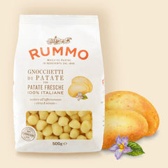 Rummo Gnocchi Di Patate - Potato Gnocchi Pasta, Dry Italian Pasta, Potato Dumplings - 17.6 Ounce