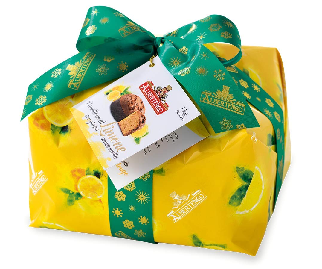 Albertengo Lemon Panettone Cake, 2.2 Pound