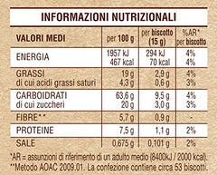 Mulino Bianco: "Molinetti" Shortbread cookies with flour buckwheat and brown sugar - 28.21 Oz (800g) [ Italian Import ]