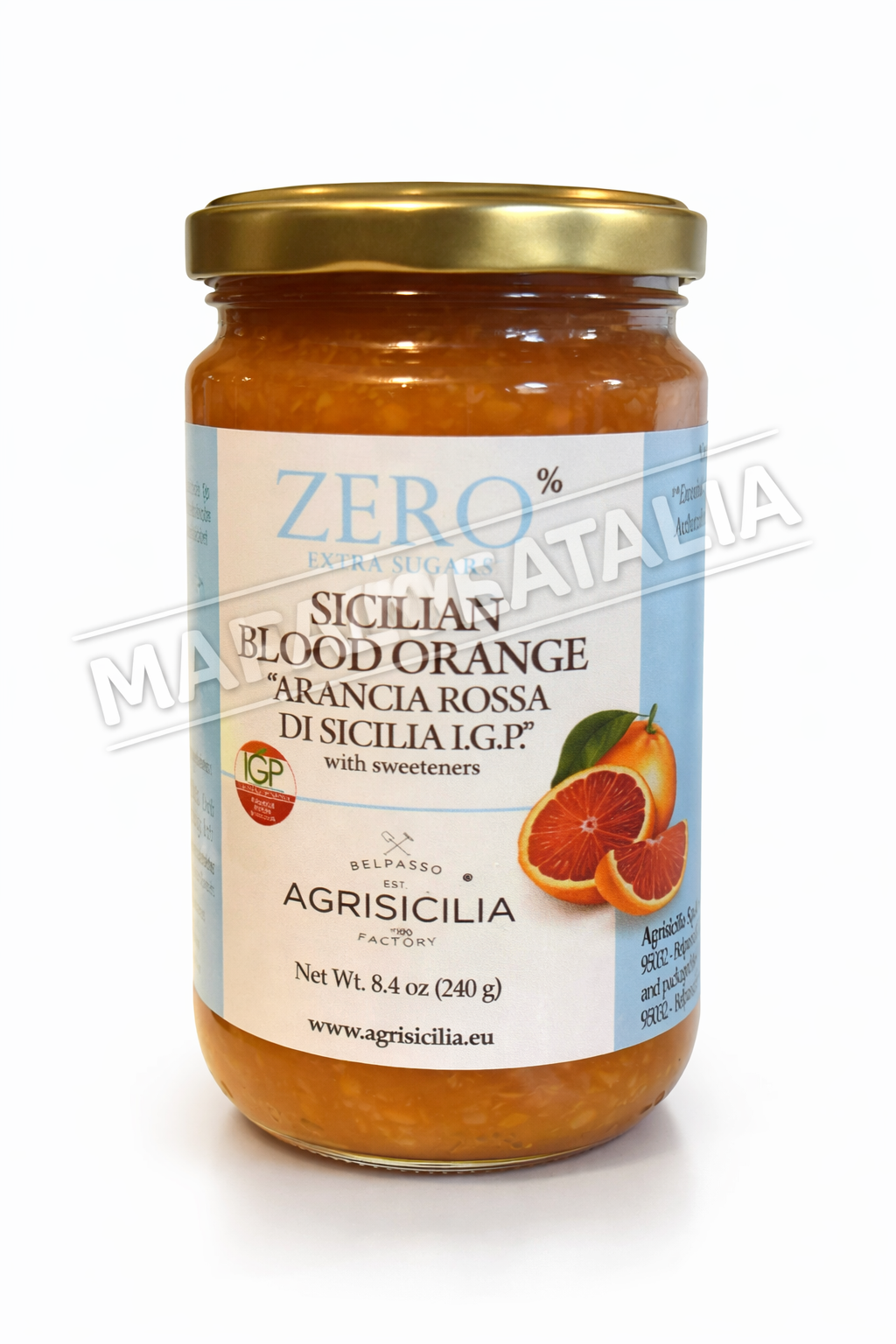 Sicilian Blood Orange IGP Spread – Zero Added Sugar | Agrisicilia
240g 8.4oz