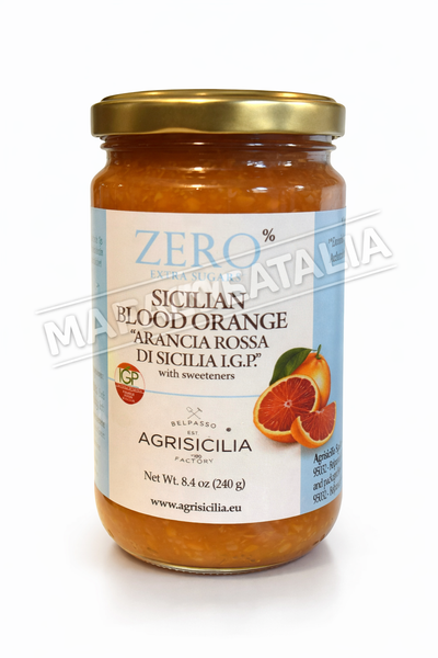 Sicilian Blood Orange IGP Spread – Zero Added Sugar | Agrisicilia
240g 8.4oz
