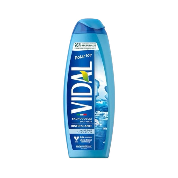 Vidal Body wash/ bagnodoccia 
Polar Ice Refreshes & Regenerates Arctic Minerals 500ml