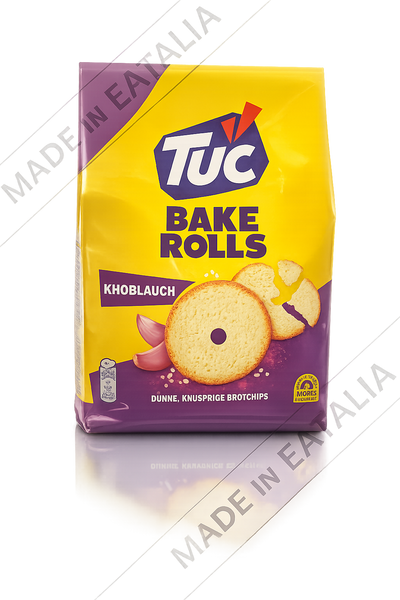 TUC Bake Rolls Garlic Crispy Bread Chips 150g