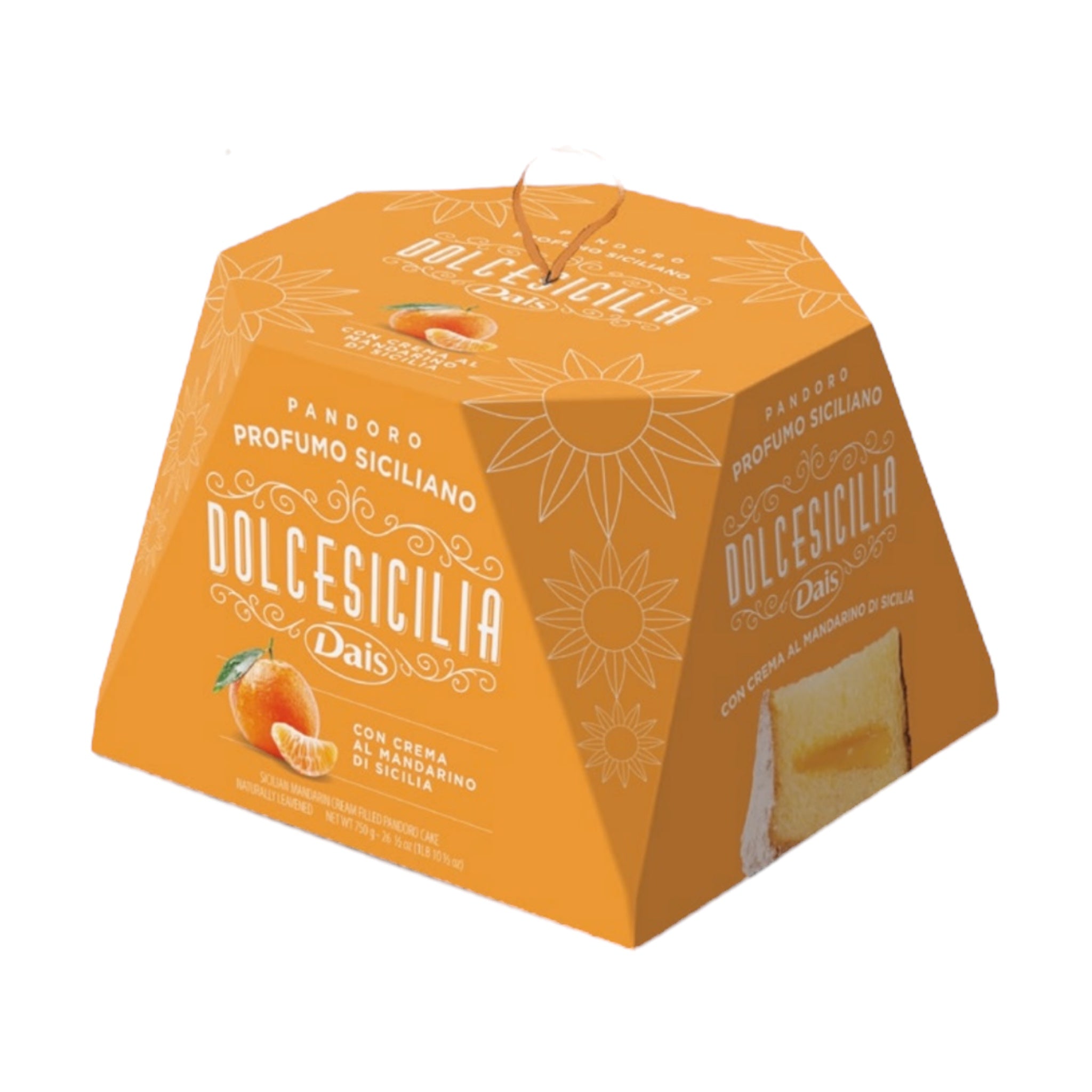 Pandoro With Tangerine Cream 
750g By Dais