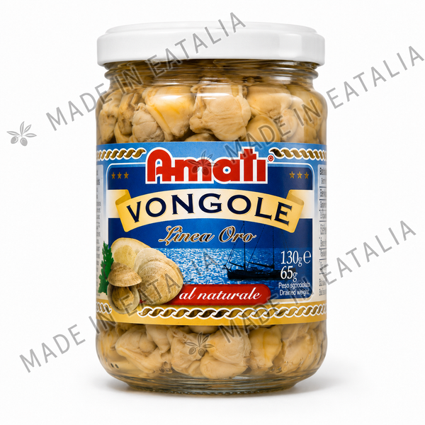 Amati Vongole al Naturale – 130g