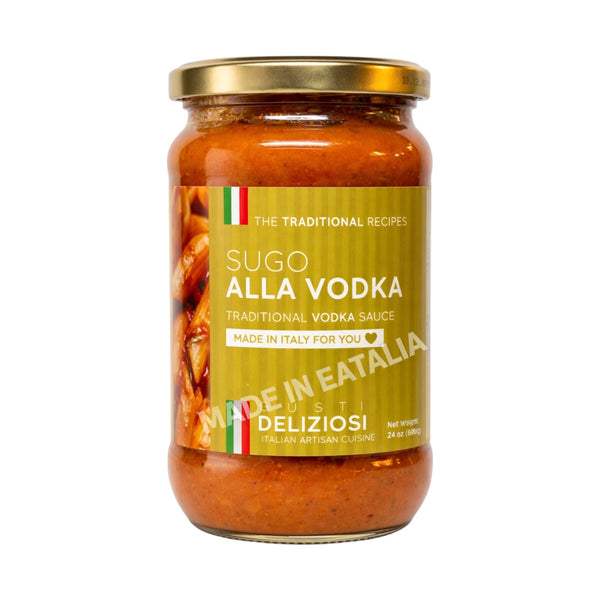 Gusti Deliziosi Sugo alla Vodka
Traditional Vodka Sauce Glass jar 
680g