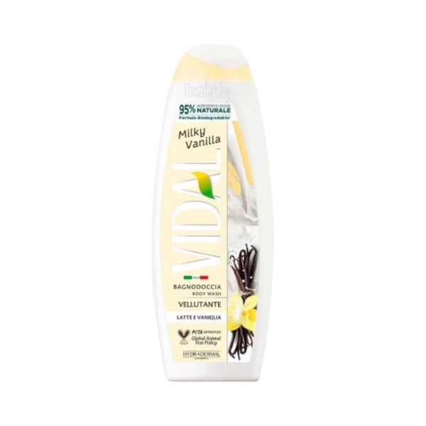Vidal Body wash Milk Vanilla 
velvety shower gel 500 ml