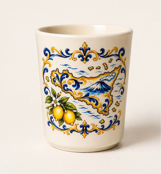 Sicily Ceramic Mug – 8 oz | Made in Eatalia Exclusive