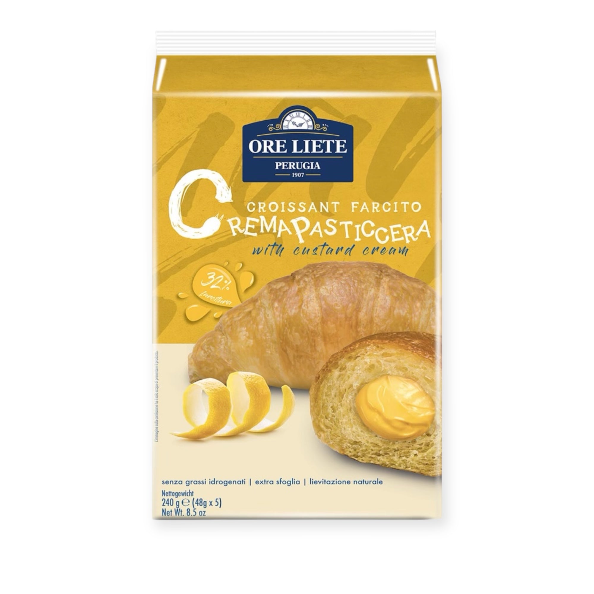 Ore Liete Croissants With Custard Cream Filling 48g x 5 240g