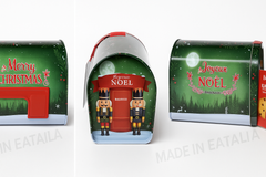 Balocco Panettone Without Candied Santa’s Mailbox Tin 80g