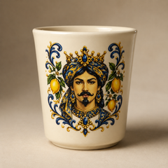Sicilian Moor Ceramic Mug – 8 oz | Made in Eatalia Exclusive