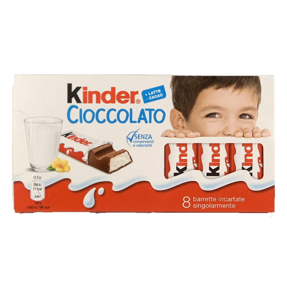 BEST BEFORE MAY/11/24 Kinder Cioccolato 8 bars