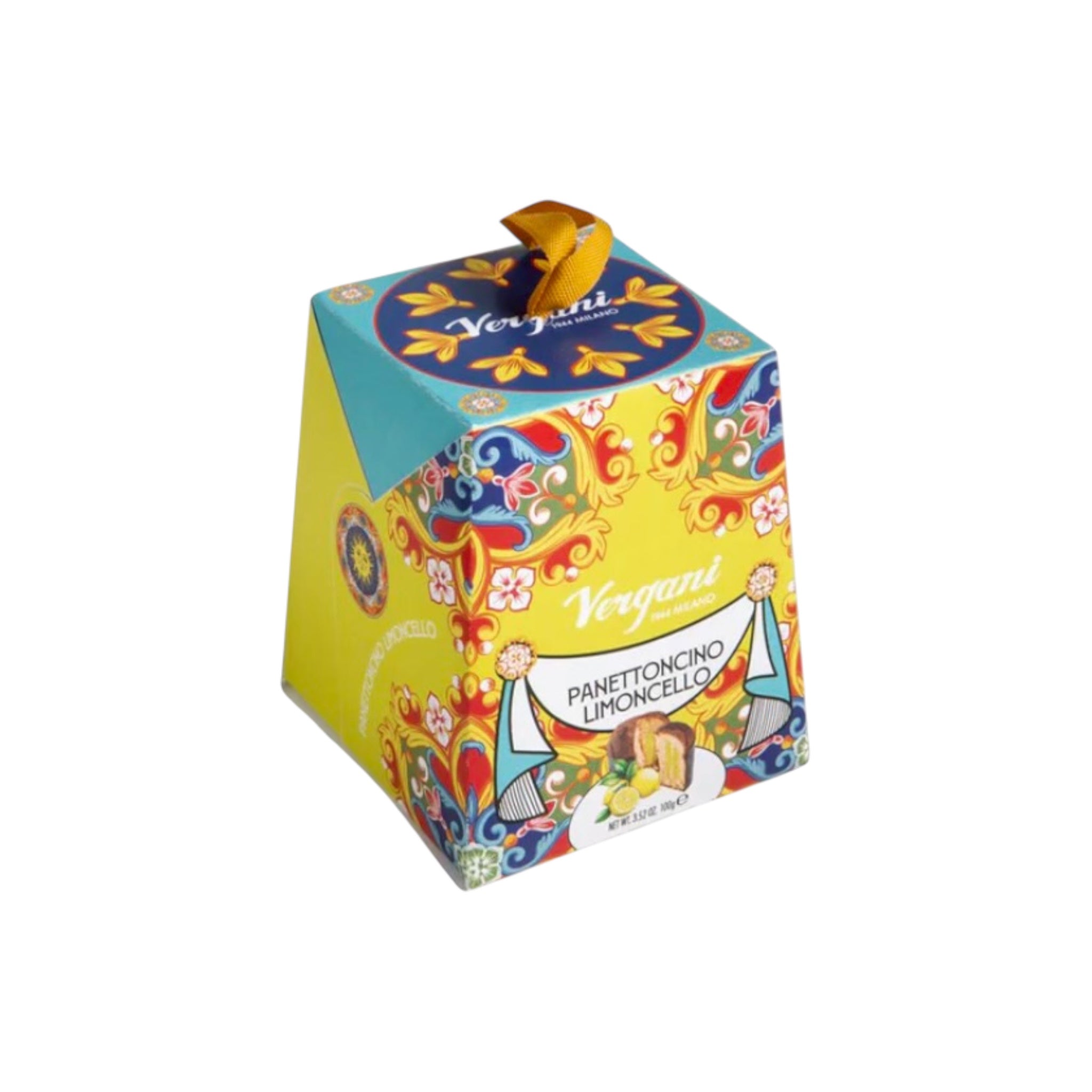 Vergani MINI Panettone 
With Limoncello Cream
Panettoncino Limoncello 100g