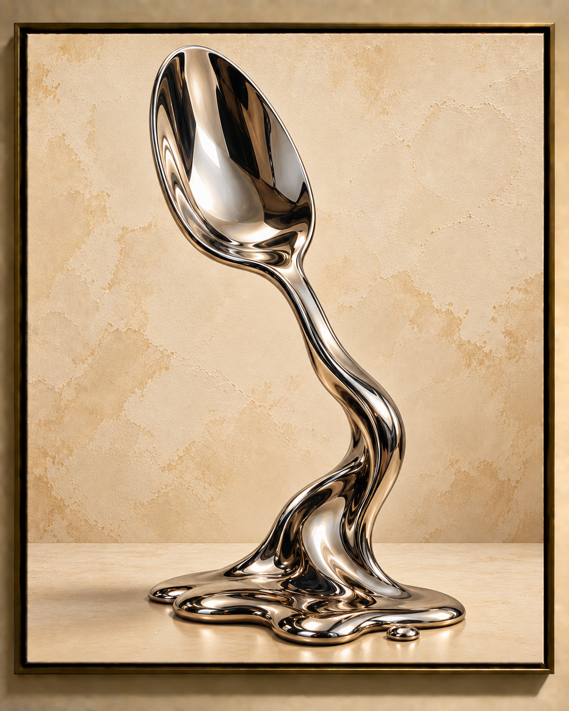 The Melting Spoon Canvas 8x10