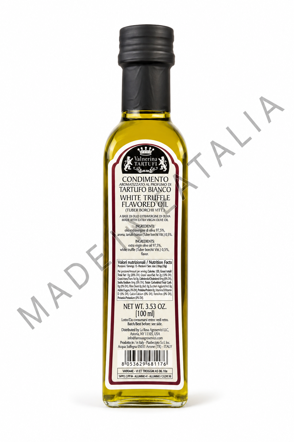 Valnerina Tartufi White Truffle Flavored Oil – 100ml