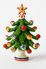 Hand-Painted Sicilian Ceramic Christmas Tree – 6 Inch