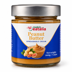Made in Eatalia Peanut Butter Spreadable Cream – 200g