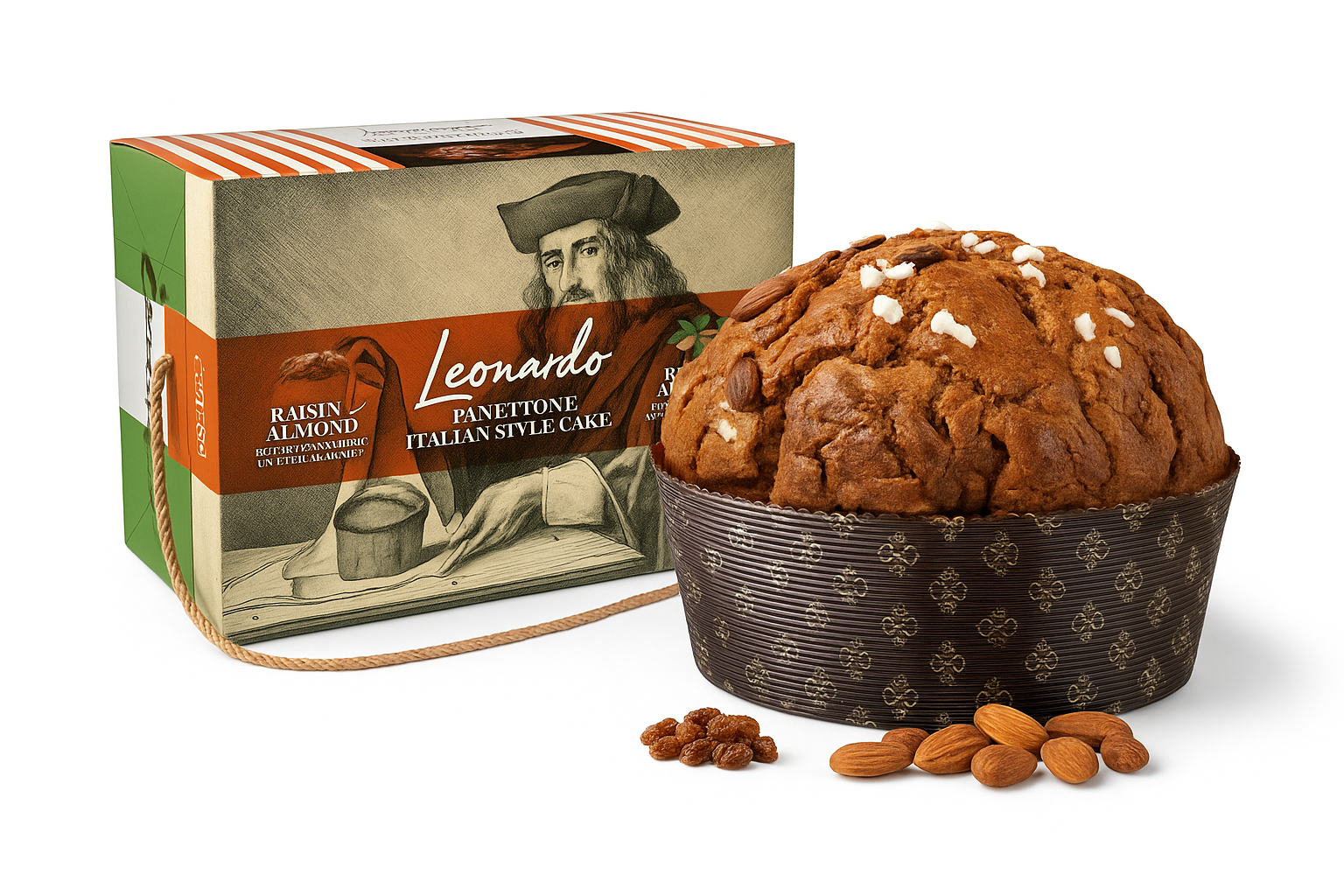 Leonardo Raisin & Almond Panettone PREORDER