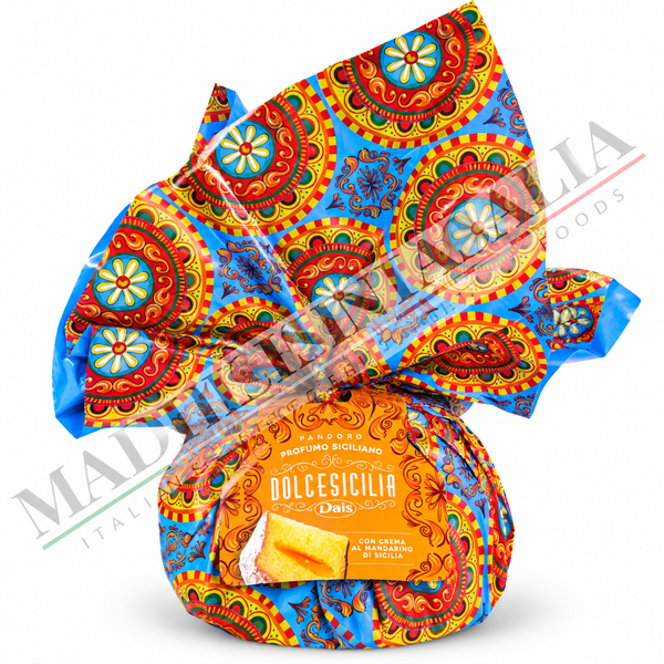 Dais Dolcesicilia Pandoro Profumo Siciliano with Sicilian Mandarin Cream 750g