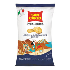 San Carlo Potato chips Skin-on Chips 100g