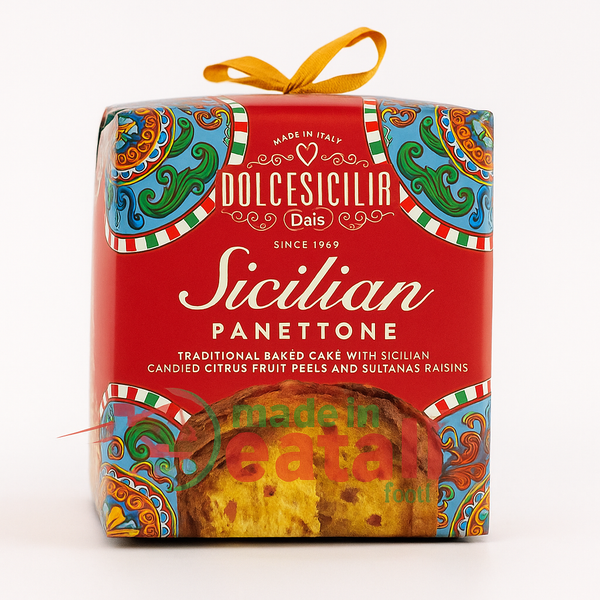 Traditional Panettone with Sicilian Candied Citrus & Raisins 750g by Dais