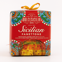 Traditional Panettone with Sicilian Candied Citrus & Raisins 750g by Dais