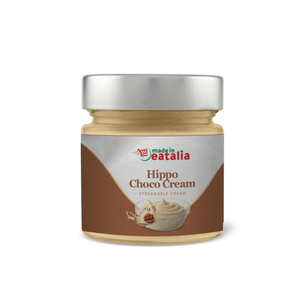 Hippo Choco Cream – Hazelnut & Milk - 200g By Made in Eatalia