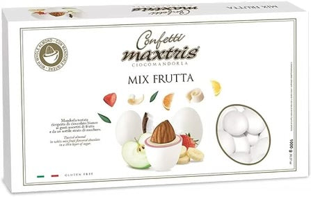 Maxtris Mix Frutta Ciocomandorla – Italian Fruit-Flavored Almond Confetti (1kg)