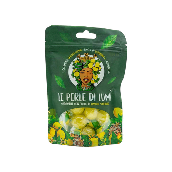 Le Perle Di Lumi Round hard candy Lemon Individually Wrapped 100g