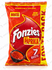 Fonzies Paprika Corn Snacks – 7 Individual Bags
