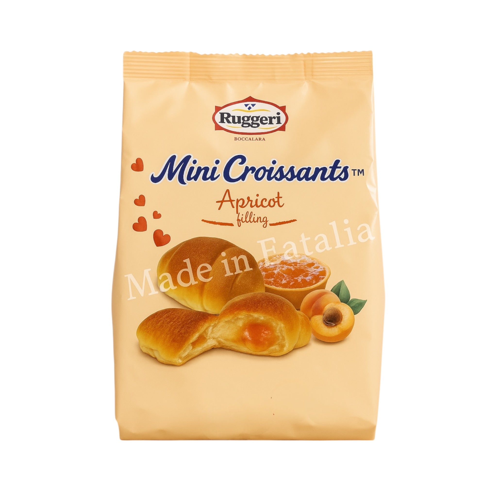 Ruggeri Mini Croissant With Apricot jam 180g