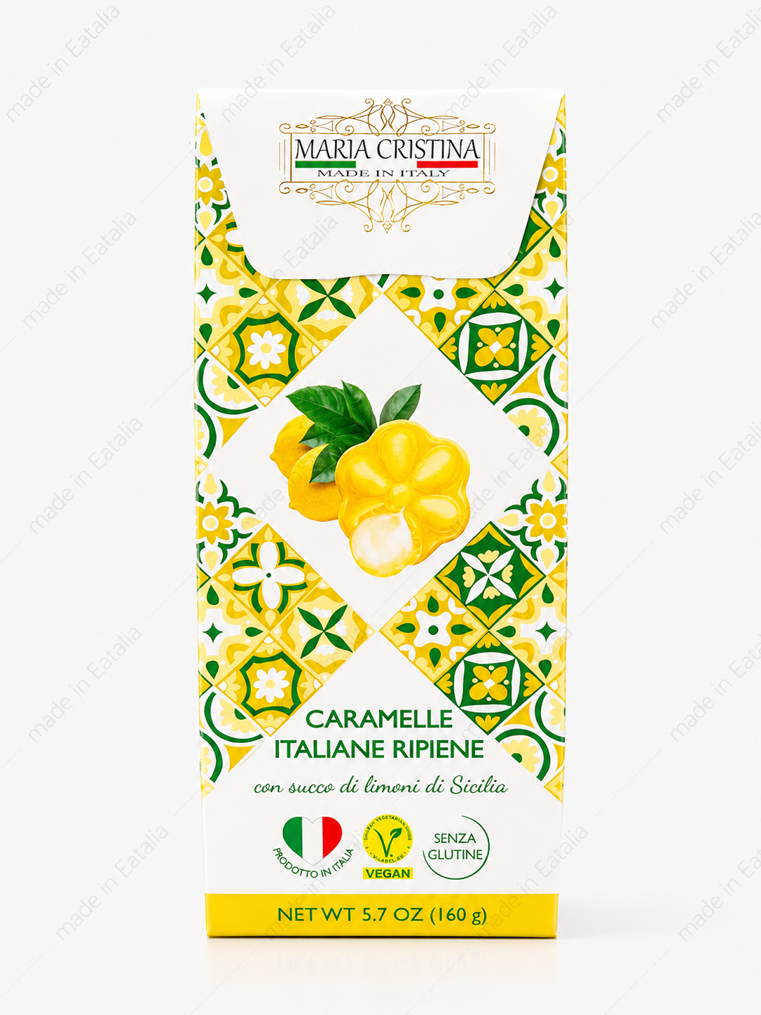 Maria Cristina Sicilian Lemon Filled Candies – Italian Vegan Gluten Free Lemon Candies