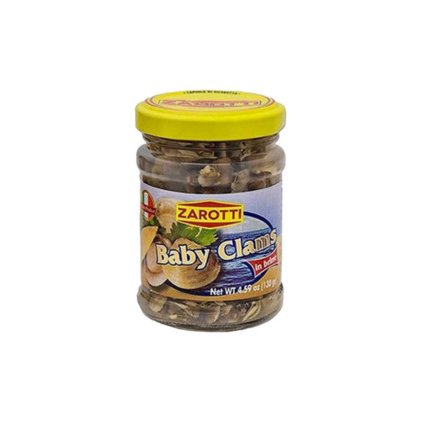 Zarotti Baby Clams in Brine Vongole 4.59oz