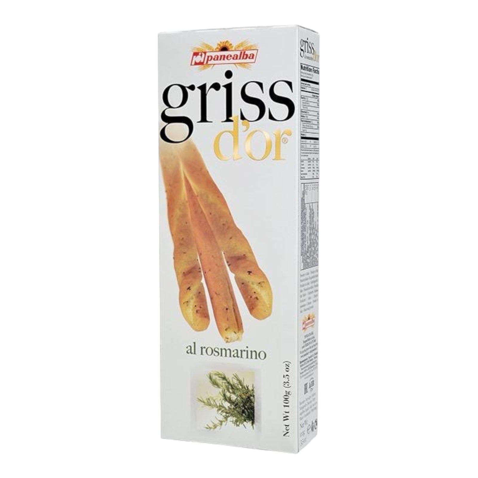 Panealba Griss d’Or Breadsticks With Rosemary 100g