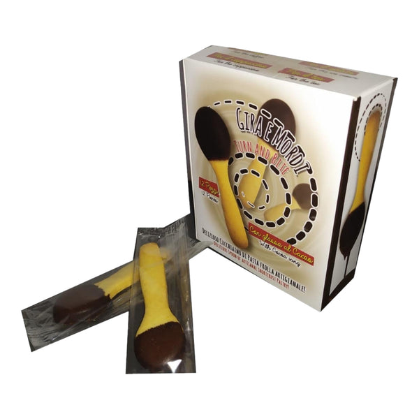 Cookie Spoon With Chocolate
12 spoons 80g Gira e Mordi