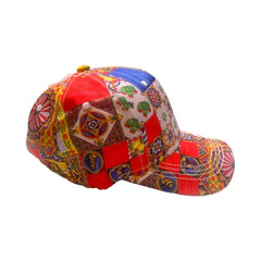 Adjustable Sicilian Baseball Hat - L 10 x 8 in approx